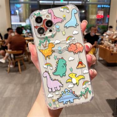 Imagem de Capa de celular fofa e resistente a impactos com porta-cartões para Samsung Galaxy S25 Ultra A36 S24 FE A16 S23 Plus A56 A55 A26 A35, transparente VA88, para S22