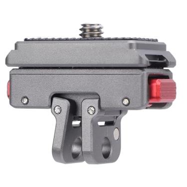 Imagem de EBTOOLS Montagem Magnética do Adaptador de Liberação Rápida, Base de Extensão da Câmera de Ação da Liga de Alumínio Com Furo do Parafuso 1/4 para X4 X3 X2, Acessórios tripé