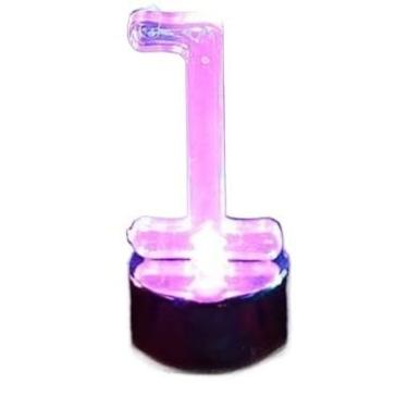 Imagem de Vela De Led De Número Pisca Para Decoração De Aniversário(1)