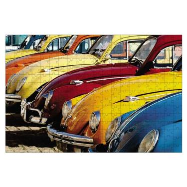 Imagem de Quebra-Cabeça Inclusivo E Educativo 300 Peças Fusca Em Cores