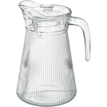 Imagem de Jarra Suco água Acrilico Vidro 1,6 Litros Transparente