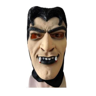 Imagem de Máscara Drácula Sedutor Com Capuz Halloween Festa Fantasia - Blook
