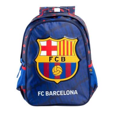 Imagem de Mochila Escolar De Costas Futebol Time Barcelona - Xeryus