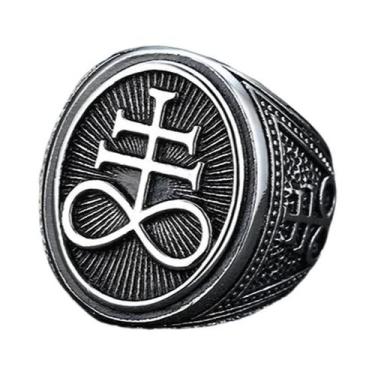 Imagem de Anel Masculino De Aço Inoxidável Preto Quadrado De 12,5mm Com Topo De 