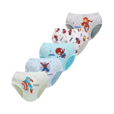 Imagem de Conjunto De Roupa Íntima Para Meninos Com 5 Peças, Cuecas De Algodão R
