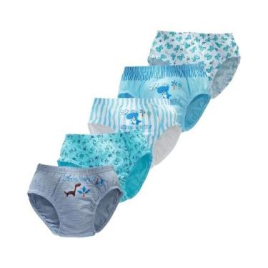 Imagem de Conjunto De Roupa Íntima Para Meninos Com 5 Peças, Cuecas De Algodão R
