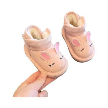 Imagem de Botas De Algodão Para Meninas, Moda De Inverno, Calçados Infantis Com 
