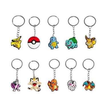 Imagem de Chaveiros Pokémon Para Crianças 10-30 Peças Decoração De Festa De Aniv