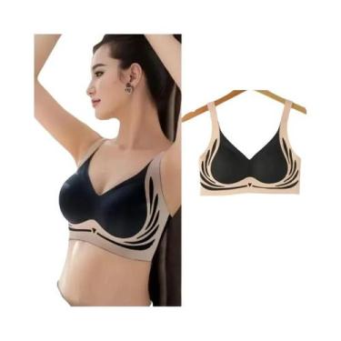 Imagem de Conjunto De Sutiã Sem Costura Com Efeito Push up Para Mulheres, Linger