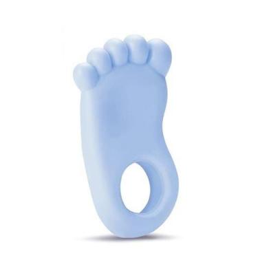 Imagem de Mordedor Pé Pezinho Para Bebê Atóxico - Azul - Bee Toys
