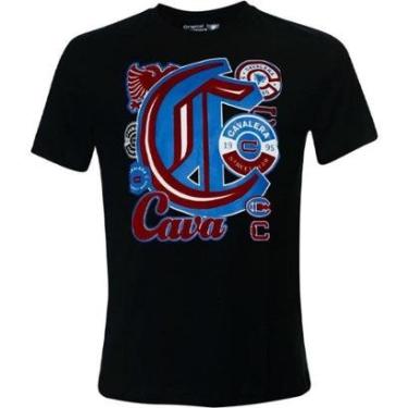 Imagem de Camiseta Cavalera Comfort Sport Time Preta Masculina-Masculino