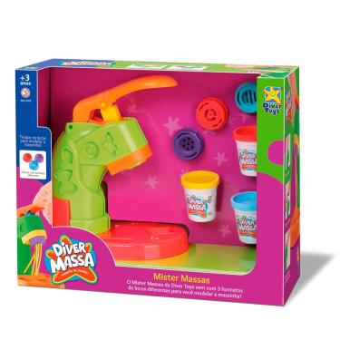 Imagem de Kit Massa de Modelar Divertoys Mister Massas