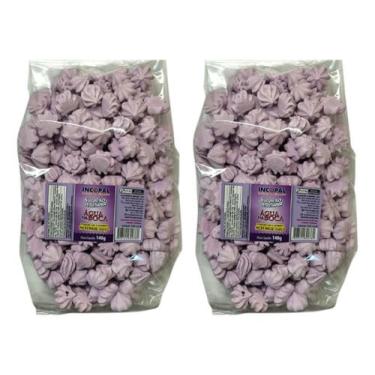 Imagem de Mini Suspiro Artesanal 2x140g Aprox. 400unid. Escolher Cores - INCOPAL