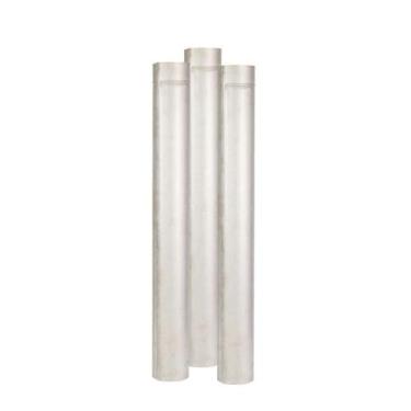 Imagem de Cano Chaminé Galvanizado 1 metro Kit com 3 unidades - Volpato, Tamanho
