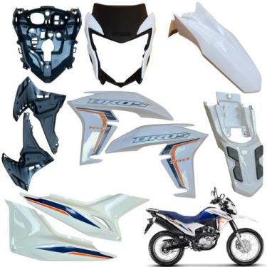 Imagem de Kit carenagem nxr bros 160 2022 / 2024 completo novo / asa do tanque t