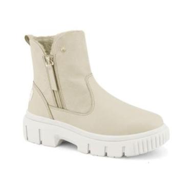 Imagem de Bota Comfortflex Coturno Tratorado Forrado Lã Pelinho Feminino-Feminino