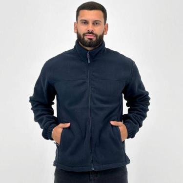 Imagem de Jaqueta Blue Bay Soft com Zíper Masculina, P, Marinho