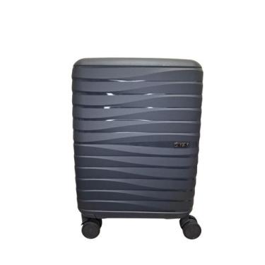 Imagem de Mala De Viagem Bordo Cadeado TSA 10kg Polipropileno 360º cor:azul - IS