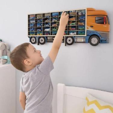 Imagem de Organizador de 35 Carrinhos Quadro Expositor Hot Wheels - Yeet