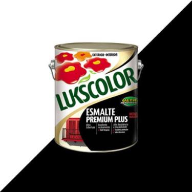 Imagem de esmalte lukscolor preto fosco