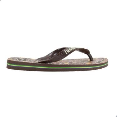 Imagem de Chinelo Havaianas Feminino Caquinhos, M, 0727 cafe, 37/38