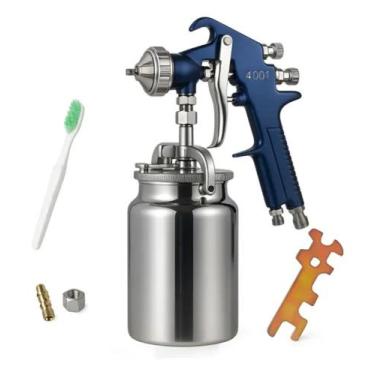 Imagem de Pistola De Pintura Alta Produção 4001 Bico 1.8mm Sucção 70psi - odin