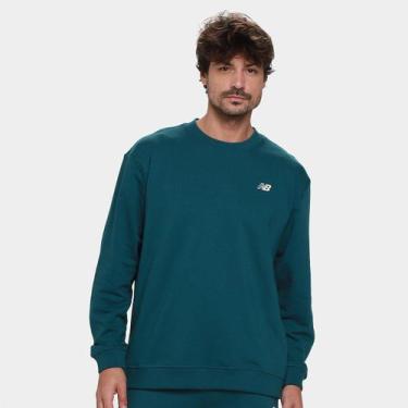 Imagem de Casaco New Balance Essencial Masculino, Verde militar, GG