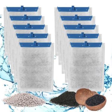 Imagem de Cartucho de Filtro para Aquário FUNSWTM Pacote com 10 Unidades Médio