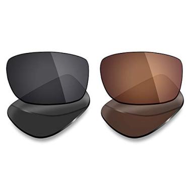 Imagem de 2 pares de lentes polarizadas de substituição da Mryok para óculos de sol Oakley Splinter – Opções