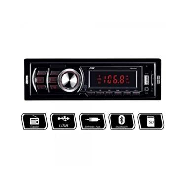Imagem de Rádio Automotivo Bluetooth USB/SD/AUX MP3 FM Micro SD LED JR8 - JT1000BT