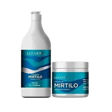 Imagem de Kit Mirtilo Shampoo 1 Litro + Máscara 450g Lowell