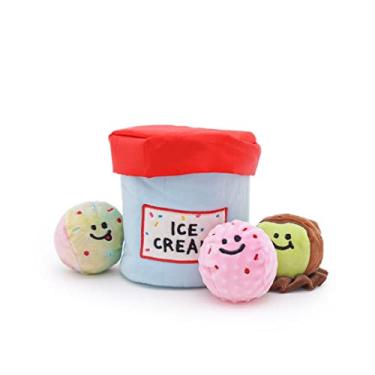 Imagem de PawfectPals Conjunto interativo de balde de sorvete e colher para cães e gatos