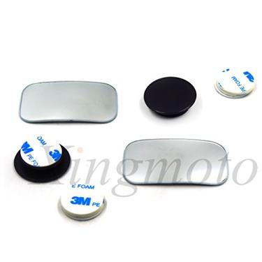 Imagem de NBX- Pacote com 2 espelhos laterais de ponto cego para carro espelho de lente de segurança ajustável