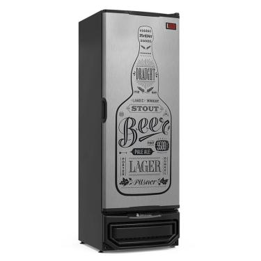 Imagem de Cervejeira GRBA-400 gw Porta Cega em Aço Tipo Inox Adesivado Frost Free Capacidade 410 L Gelopar
