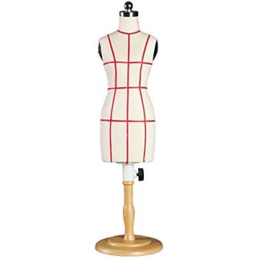 Imagem de Suporte De Manequim De Alfaiate Pequeno Manequim De Costureira Feminino, Altura Ajustável, Manequim De Alfaiate Mini Boneca Vestido Forma Exibição Acessórios De Casa De Bonecas Decoração Manequim