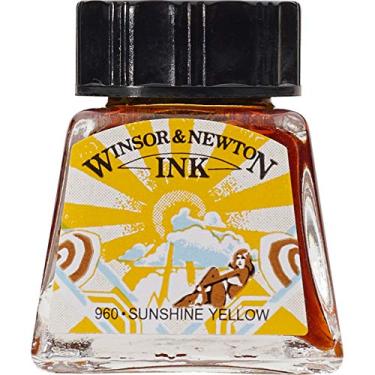 Imagem de Winsor & Newton Drawing Inks Tinta para Desenho, Amarelo (Sunshine Yellow), 14 ml