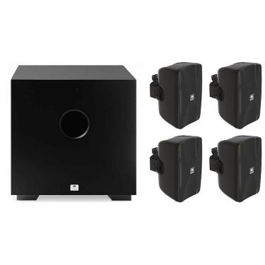 Imagem de Kit 4.1 Caixa JBl Control SA-PRO C-SA6 Preto + CUBE 8 Preto