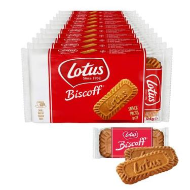 Imagem de 160 Biscoitos - 10 Pacotes X 16 - Lotus Biscoff