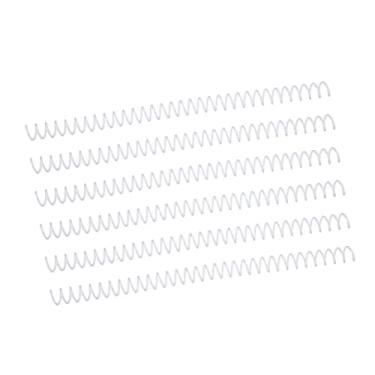 Imagem de Pente para Encadernação de Folhas, Bobina de Encadernação Em Espiral de Plástico Com 30 Furos de Grande Capacidade para Páginas (Transparente)