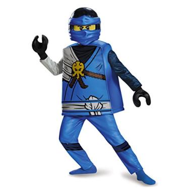 Imagem de Jay Deluxe Ninjago Lego Costume, Large/10-12