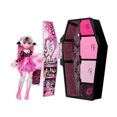 Boneca Draculaura Monster High Fashion 25cm Acessorios Hhk51