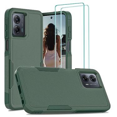 Imagem de Capa para Motorola Moto G Power 5G 2023/Moto G 5G 2023, proteção contra quedas de nível militar, antiarranhões, traseira rígida, à prova de choque, resistente, durável, capa protetora para celular de