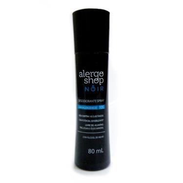 Imagem de Desodorante Spray Noir Masculino Hipoalergênico 80ml Alergoshop