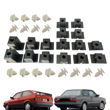 Imagem de Kit Presilha Suporte Forro Traseiro Gol Gts Gti Voyage Sport