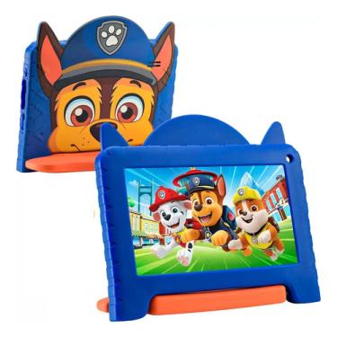 Imagem de Tablet Infantil Patrulha Canina Azul 4+64gb Wi-fi Android 13 Nb421