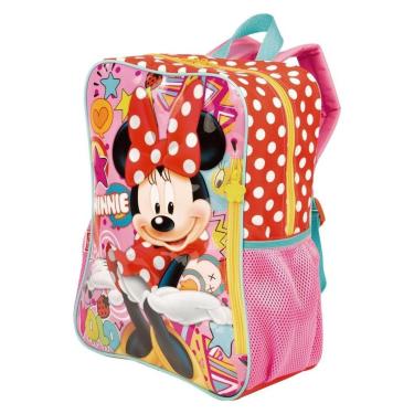 Imagem de Mochila Infantil Minnie 19m Escolar Meninas Costas Tam G-Feminino
