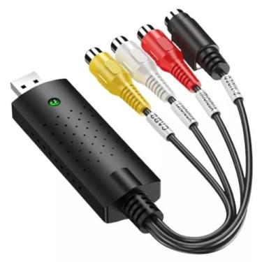 Imagem de Placa Captura Áudio E Vídeos S-vídeo Rca X Usb 2.0 Filmagens