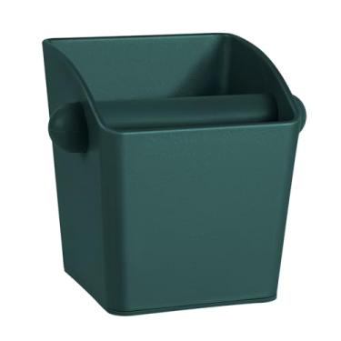 Imagem de IAOSEN Caixa Espresso Knock Box Square High Side Wall Prevention Design Knock Box Absorvente de Choque Antiderrapante Caixa Espresso com Barra Removível Acessórios de Café Expresso para Casa