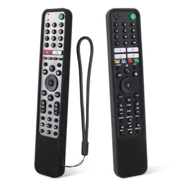 Imagem de 1 capa protetora CHUNGHOP de silicone para controle remoto de voz inteligente Sony RMF-TX600U RMF-TX500U RMF-TX500E RMF-TX600E (preto)