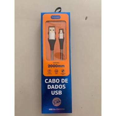 Imagem de Cabo de dados USB-V8 - Basike - 2000mm